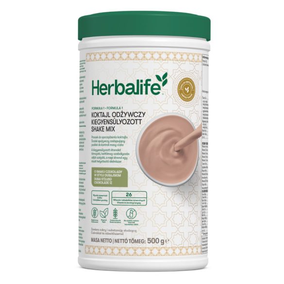 Herbalife Formula 1 Dubai stílusú csokoládé – Kiegyensúlyozott Shake mix 500 g